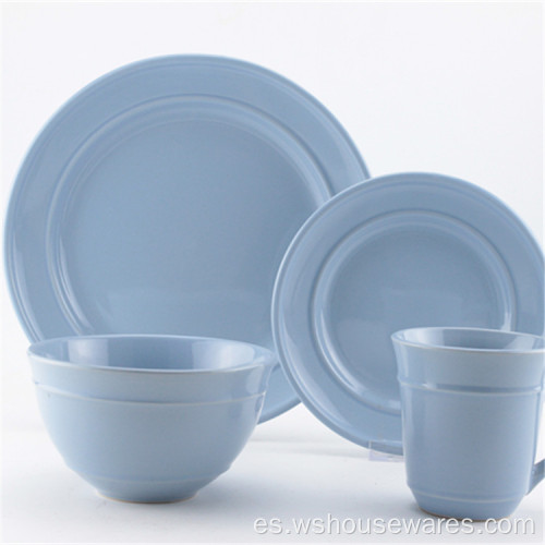 Mesa de cerámica creativa comiendo porcelana vajilla de porcelana